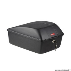 Top case vélo marque Klickfix box couleur noir 12l avec fixation racktime 25x18x35 cm