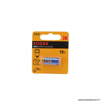 Pile alcaline 12v lr23a marque Kodak alkaline