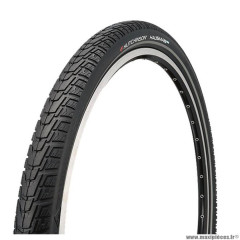 Pneu city 27.5x1.50 tringle rigide marque Hutchinson haussmann couleur noir tt (40-584)