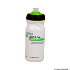 Bidon vélo marque Zéfal sense pro 65 couleur blanc/vert/noir 650ml