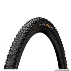 Pneu cyclocross/gravel/VTC 700x40 tringle souple marque Continental terra trail protection couleur noir (40-622)