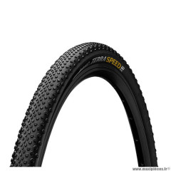 Pneu VTT/gravel 27.5x1.50 tringle souple marque Continental terra speed protection couleur noir (40-584)