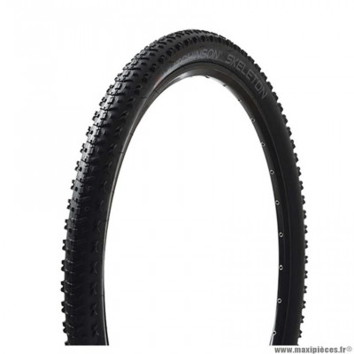 Pneu VTT 29x2.15 tringle souple marque Hutchinson skeleton rlab hardskin tubeless ready couleur noir (53-622)