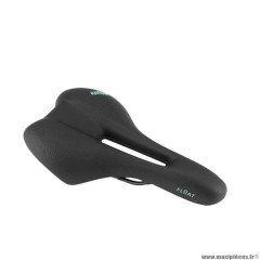 Selle vélo loisir marque Selle Royal classic float athletic mixte couleur noir