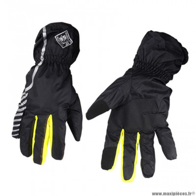 Gants vélo hiver marque Tucano Urbano gordon nano plus imperméable couleur noir taille S