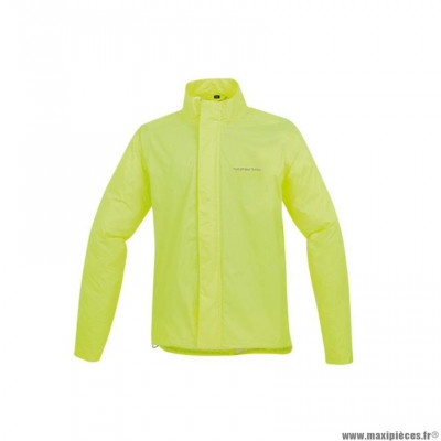 Veste protection pluie marque Tucano Urbano nano rain zeta couleur jaune fluo taille xs