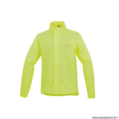 Veste protection pluie marque Tucano Urbano nano rain zeta couleur jaune fluo taille m