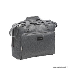Sacoche vélo porte bagage marque Newlooxs nova postino couleur gris - 18 litres - 390x300x160mm