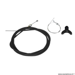 Cable frein bmx marque Clarks + chape alu couleur noir