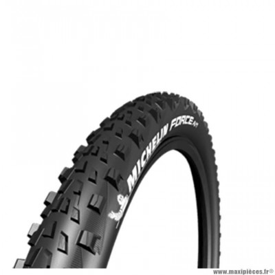 Pneu VTT 26x2.25 tringle souple marque Michelin force am performance line tub ready couleur noir (57-559)