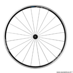 Roue vélo route 700 avant blocage jante couleur noir marque Shimano rs100 moyeu marque Shimano