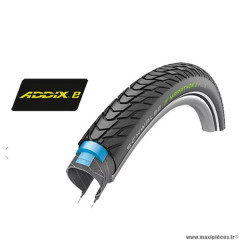 Pneu VTC 700x35 tringle rigide marque Schwalbe marathon e plus couleur noir (37-622) vae/e-bike ready 50