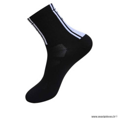 Socquettes marque FLR nylon couleur noir hauteur 14cm 39/42