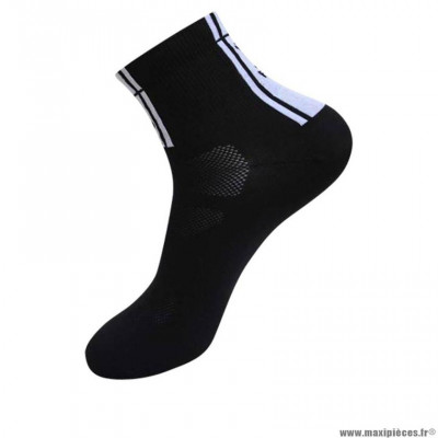 Socquettes marque FLR nylon couleur noir hauteur 9cm 39/42