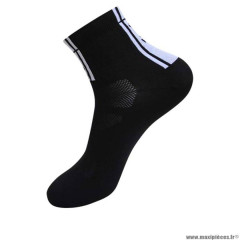 Socquettes marque FLR nylon couleur noir hauteur 9cm 43/45