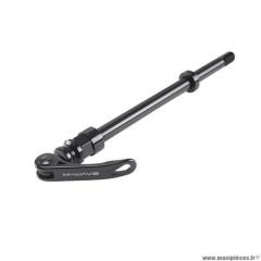 Blocage VTT arrière axe traversant pour remorque comp shimano 12mm entraxe 142/148mm couleur noir