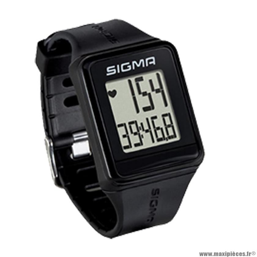 Cardio/montre marque Sigma id.go couleur noir