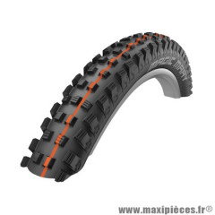 Pneu VTT 29x2.60 marque Schwalbe magic mary addix super gravity soft couleur noir tringle souple tubeless-tubetype (65-622)