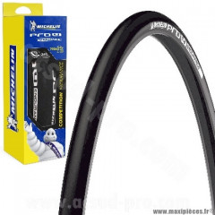 Pneu 700x23 marque Michelin pro 4 endurance couleur noir 3x110tpi 225g tringle souple (23-622)