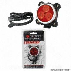 Eclairage vélo WTP sport et outdoor arrière rechargeable usb disco