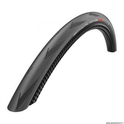 Pneu route 700x25 marque Schwalbe pro one couleur noir tubeless (25-622) renfort v-guard addix