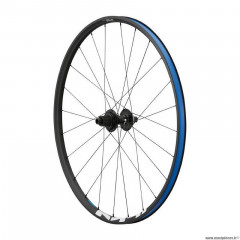 Roue VTT 27.5p Shimano mt501 boost disc centerlock arrière 12 vitesses noir pneu axe traversant 12-148 - largeur jante exterieur 29.6mm