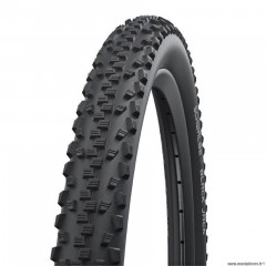 Pneu VTT 24x1.90 marque Schwalbe black jack couleur noir tringle rigide (50-507)