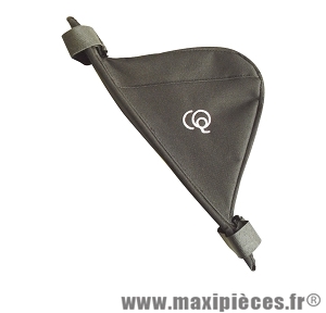 Sacoche de cadre noire 32x14x4 cm marque Leader- Equipement cycle