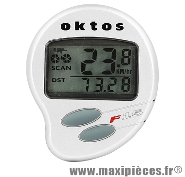 Compteur f16 avec fil marque Oktos - Accessoire vélo