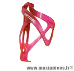 Porte bidon plastique rouge marque Oktos - Accessoire vélo