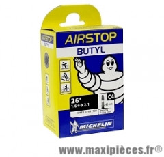 Chambre à air de 26 pouces x 1,45/2,60 c4 presta (26-8m) marque Michelin - Pièce vélo