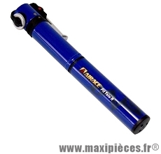 Mini pompe fit tele r (route) 7 bars vs/vp diamètre 20mm bleu marque Airace - Accessoire vélo