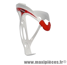 Porte bidon velo blanc / rouge marque Oktos - Accessoire vélo pas cher