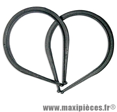 Pince pantalon résine (la paire) marque Vélox - Accessoire vélo