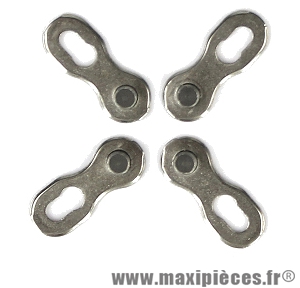 Attache rapide 10 vitesses argent (x2) marque KMC - Matériel pour Vélo