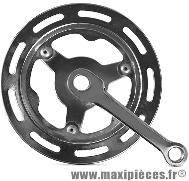 Manivelle droite l110 32 dents +pc clavette ac - Accessoire Vélo Pas Cher