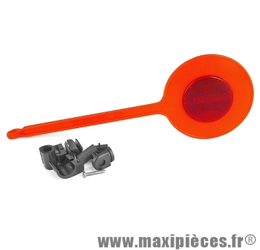 Écarteur de danger avec catadioptre homologué orange Vélox