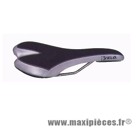 Selle sport noir rail titane marque VELO - Pièce vélo