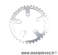 Plateau intérieur 36 dts SPECIALITE TA ZELITO ø74mm argent comp. Campagnolo *Prix spécial !