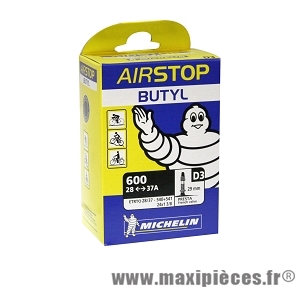 Chambre a air 600a 28/37 d3 presta (24-6m) marque Michelin - Pièce vélo