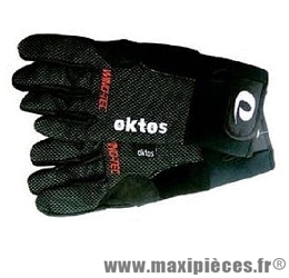 Gants de vélo hiver windtec noir m marque Oktos- Equipement cycle