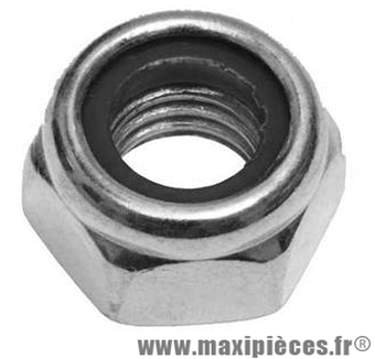 Ecrou nylstop diamètre 8x125mm - Accessoire Vélo Pas Cher