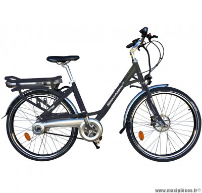 Vélo ville 26 pouces électrique gris modèle easy - Pièces et Vélos Starway