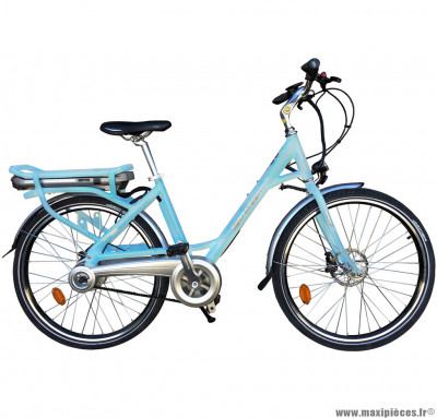 Velo ville 26 pouces électrique bleu clair modèle easy - Pièces et Vélos Starway