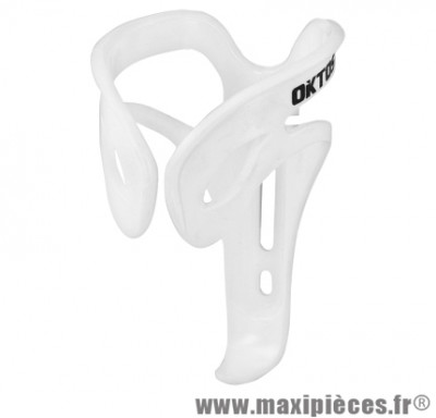 Porte bidon plastique blanc marque Oktos - Accessoire vélo