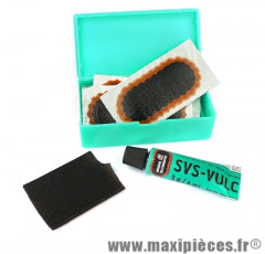 Nécessaire réparation tt01 (boite) - (rustines + tube dissolution) marque Tip-Top - Accessoire vélo