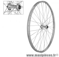 Roue avant 24 pouces VTT alu polie blocage marque Rovva