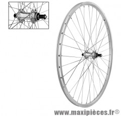 Roue arrière 28 pouces VTC alu double paroi exe blocage marque Rovva