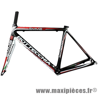 Cadre course emme2 couleur a = carbone rouge blanc (taille 51) marque Bottecchia - Matériel pour Vélo