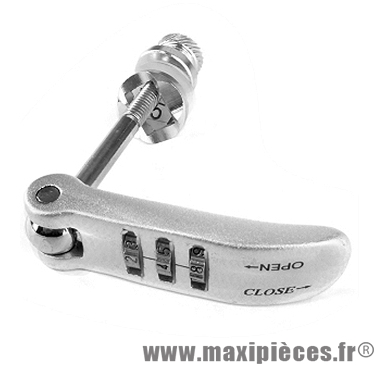 Blocage rapide selle vélo avec antivol chiffres integre marque Leader - Pièce vélo